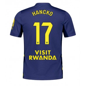 Atletico Madrid David Hancko #17 Udebanetrøje 2025-26 Kortærmet